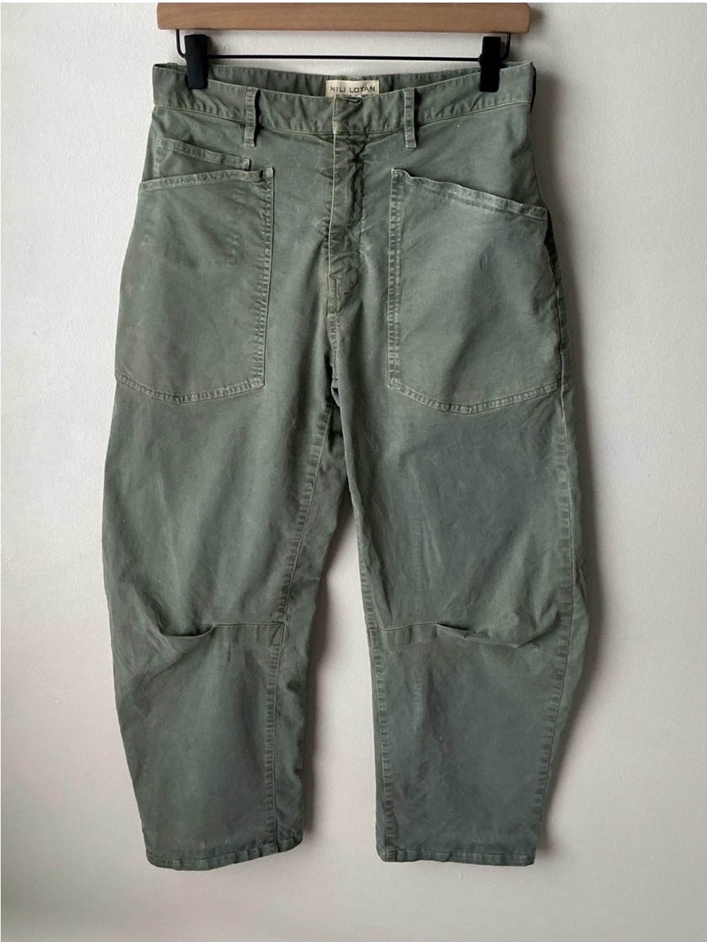 NILI LOTAN Shon Pants Army Green Size 6